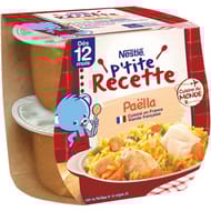 Nestlé p'tite recette paella dès 12 mois 2x200g