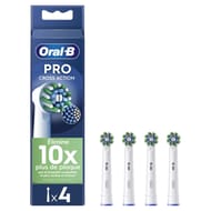 Oral-b pro cross action brossettes pour brosse à dents x4