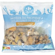 Carrefour classic moules décortiquées cuites 400g