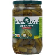 Carrefour classic' cornichons extra-fins 360g