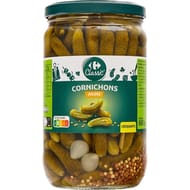 Carrefour Classic' cornichons mini 360g