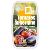 Cruscana tomates aubergines barquette 150g