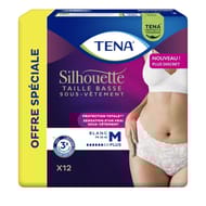 Tena silhouette plus pants blanc m x12