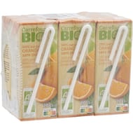 Carrefour bio pur jus d'orange sans pulpe 6x20cl