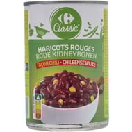 Carrefour classic' haricots rouges façon chili 400g