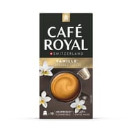 Café royal capsules aluminuim vanille type nespresso x10 52g