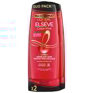 Elseve apres-shampooing color vive maxi format 400ml lot de 2