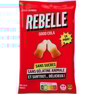 Rebelle colas sans sucre et vegan 50g