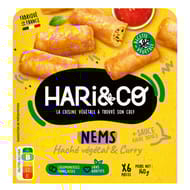 Hary&co nems haché végétal et curry sauce aigre douce 120g (6x20g)