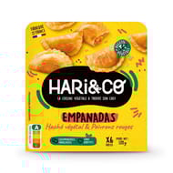 Hari&co empanadas haché végétal et poivrons rouges 120g