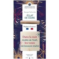Verre ovale avec couvercle bambou éclat de cedre