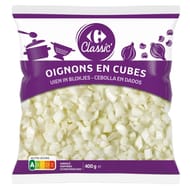 Carrefour classic' oignons en cubes 400g