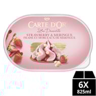Carte d'Or glace fraise & morceaux de meringue 825ml 463g
