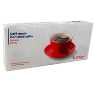 Café moulu robusta 4x250g