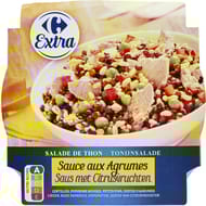 Carrefour extra salade thon sauce agrumes 210g
