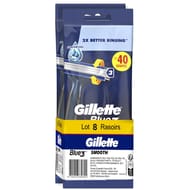Gilette bleu 3 smooth rasoir jetable lot de 2x4 3 lame