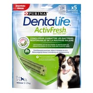 Dentalife activfresh hygiène bucco dentaire au quotidien x5 115g