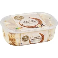 Carrefour sensation glace vanille chouchou bac 505g