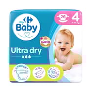 Carrefour baby couches taille 4  8-16 kg x26