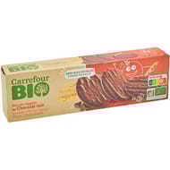 Carrefour bio biscuits chocolat noir 200g