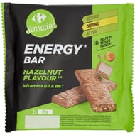 Carrefour sensation barre chocolat noisette x3 - 105g