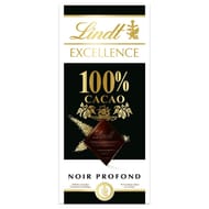 Lindt excellence noir intense 100% cacao 50g