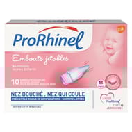 Prorhinel embouts mouche bebe x10