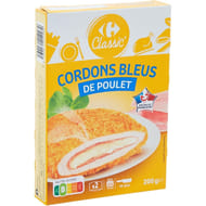 Carrefour classic' cordons bleus de poulet x2 - 200g