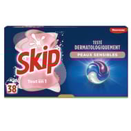 Skip lessive capsules 3 en 1 sensitive x38 -0.8018kg