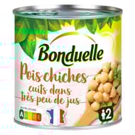Bonduelle pois chiches cuits dans très peu de jus 265g
