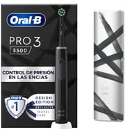 Brosses à dents Electrique ORAL-B Pro3 3500 Cross Action black + Euit Design Edition sticking black