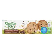 Karelea bio biscuits épeautre avoine pépites de chocolat bio réduits en sucres 100g