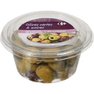 Carrefour extra olives à la provençale aux herbes de Provence dénoyautées 150g