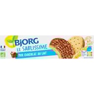 Bjorg sablissime chocolat au lait bio 200g