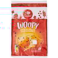 Carrefour classic' woopy 12 brioches pépites de chocolat 500g