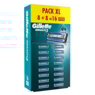 Gilette manche 3 recharges de lames de rasoir pour homme lot de 2x8 recharge