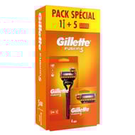 Gilette fusion 5 rasoir pour homme 1 manche 5 recharges de lame