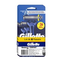 Gillette sensor 3 comfort rasoir jetable lot de 2x3 rasoir