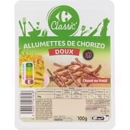 Carrefour classic' allumettes de chorizo 100g