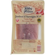 Reflets de France jambon d'Auvergne igp 9 mois d'âge 6 tranches 100g