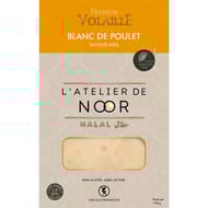 L'atelier de Noor blanc de poulet halal saveur miel 140g