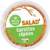 Carrefour bon appétit carottes râpées 180g
