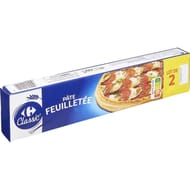 Carrefour classic' pâte feuilletée 2x230g