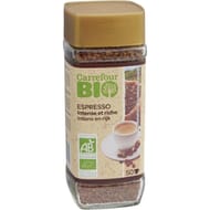 Carrefour bio café soluble espresso bio - 100g