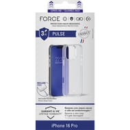 Coque renforcée force case pulse transparente pour iphone 16 pro