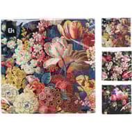 Serviettes jetables motif fleuri x16