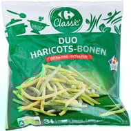 Carrefour classic' haricots duo extra-fins 600g