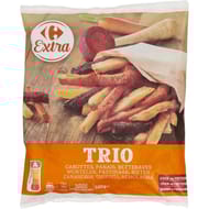 Carrefour extra frites de carottes panais betteraves 500g