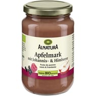 Alnatura purée pomme cassis et framboise 360g bio