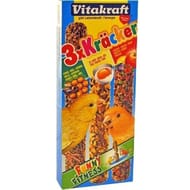 Vitakraft baguettes miel/fruits/oeufs canaris 3 pièces 90g